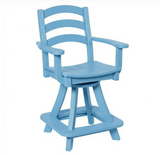 Beaver Dam Seabreak Counter Swivel Chair with Arms