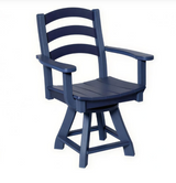 Beaver Dam Seabreak Dining Swivel Chair with Arms