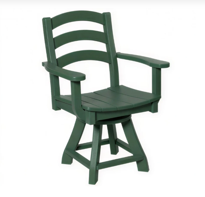 Beaver Dam Seabreak Dining Swivel Chair with Arms