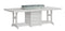 Berlin Gardens Garden Classic Standard Top 44" x 96" Rectangular Fire Dining Table