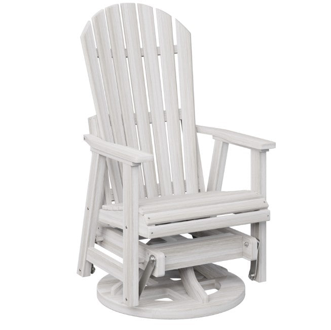 Berlin Gardens Comfo-Back Swivel Glider with Allochrome Brackets