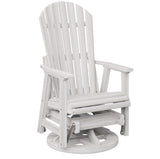 Berlin Gardens Comfo-Back Swivel Glider with Allochrome Brackets