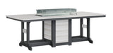 Berlin Gardens Garden Classic Standard Top 44" x 96" Rectangular Fire Counter Table