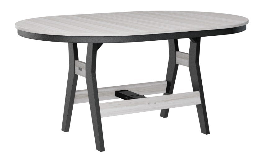 Berlin Gardens Harbor Bar Tables Standard Top 44" x 64" Oblong Bar Table