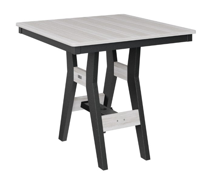 Berlin Gardens Harbor Bar Tables Standard Top 33" Square Bar Table
