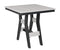Berlin Gardens Harbor Bar Tables Standard Top 33" Square Bar Table