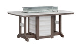 Berlin Gardens Garden Classic Standard Top 44" x 72" Rectangular Fire Dining Table