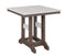 Berlin Gardens Garden Classic Standard Top 33" Square Bar Table