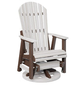 Berlin Gardens Comfo-Back Swivel Glider with Allochrome Brackets