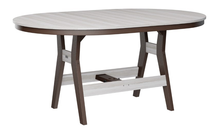 Berlin Gardens Harbor Bar Tables Standard Top 44" x 64" Oblong Bar Table