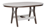 Berlin Gardens Harbor Bar Tables Standard Top 44" x 64" Oblong Bar Table