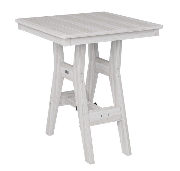 Berlin Gardens Harbor Bar Tables Standard Top 28" Square Bar Table