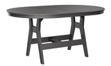 Berlin Gardens Harbor Bar Tables Standard Top 44" x 64" Oblong Bar Table