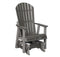 Berlin Gardens Comfo-Back Single Glider with Allochrome Brackets