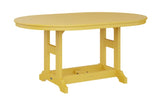 Berlin Gardens Garden Classic Standard Top 44" x 64" Oblong Bar Table