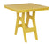 Berlin Gardens Harbor Bar Tables Standard Top 33" Square Bar Table