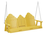 Berlin Gardens Cozi-Back Three Seat Swing w/Console (Zinc Chains)