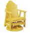 Berlin Gardens Cozi-Back Swivel Glider with Allochrome Brackets