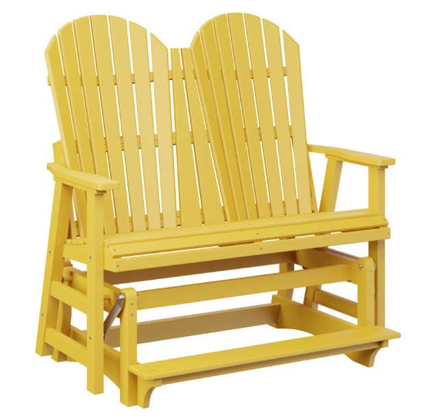 Berlin Gardens Comfo-Back Double Counter Glider with Allochrome Brackets