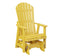 Berlin Gardens Comfo-Back Single Glider with Allochrome Brackets