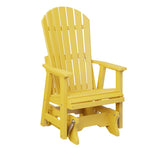 Berlin Gardens Comfo-Back Single Glider with Allochrome Brackets