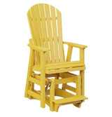 Berlin Gardens Comfo-Back Single Counter Glider with Allochrome Brackets