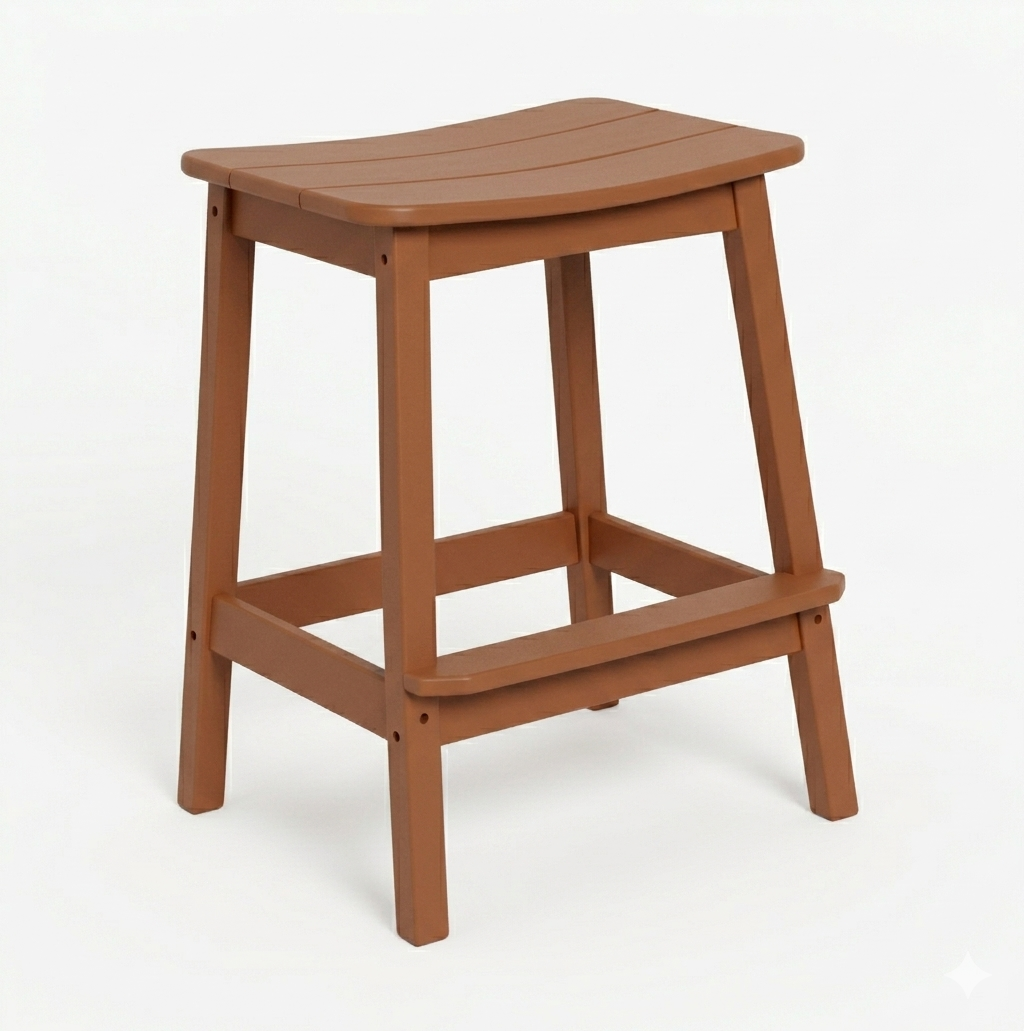 Beaver Dam Surf-Aira Saddle Bar Stool