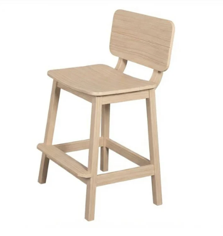 Beaver Dam Surf-Aira Saddle Bar Stool with back