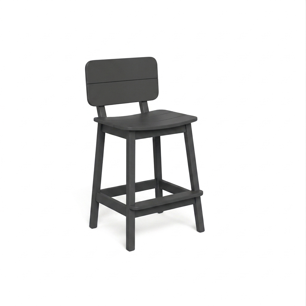 Beaver Dam Surf-Aira Saddle Bar Stool with back
