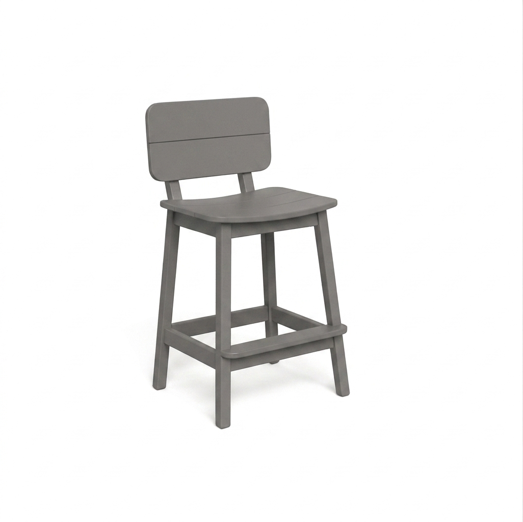 Beaver Dam Surf-Aira Saddle Bar Stool with back
