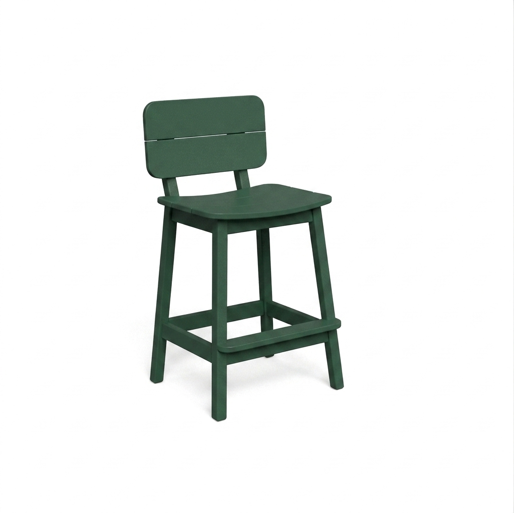 Beaver Dam Surf-Aira Saddle Bar Stool with back