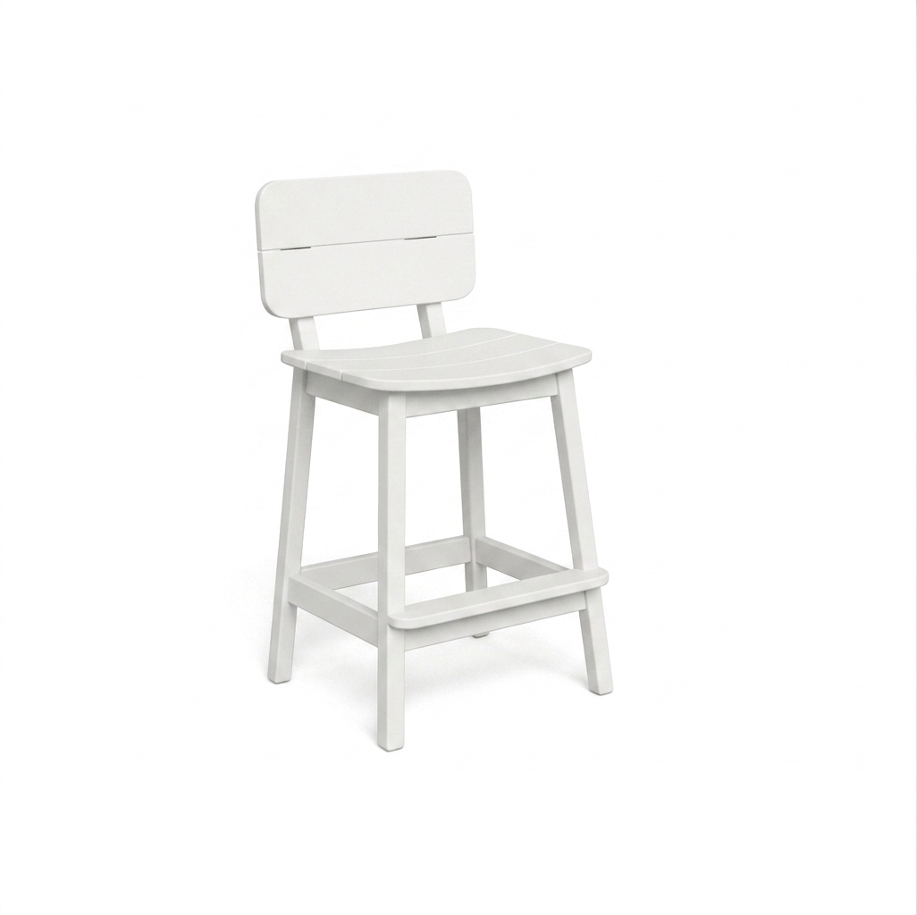 Beaver Dam Surf-Aira Saddle Bar Stool with back