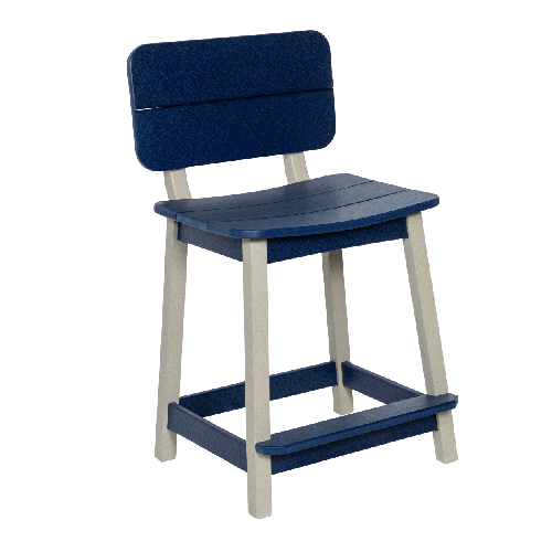 Beaver Dam Surf-Aira Saddle Counter Stool with back