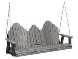 Berlin Gardens Cozi-Back Three Seat Swing w/Console (Stainless Chains)
