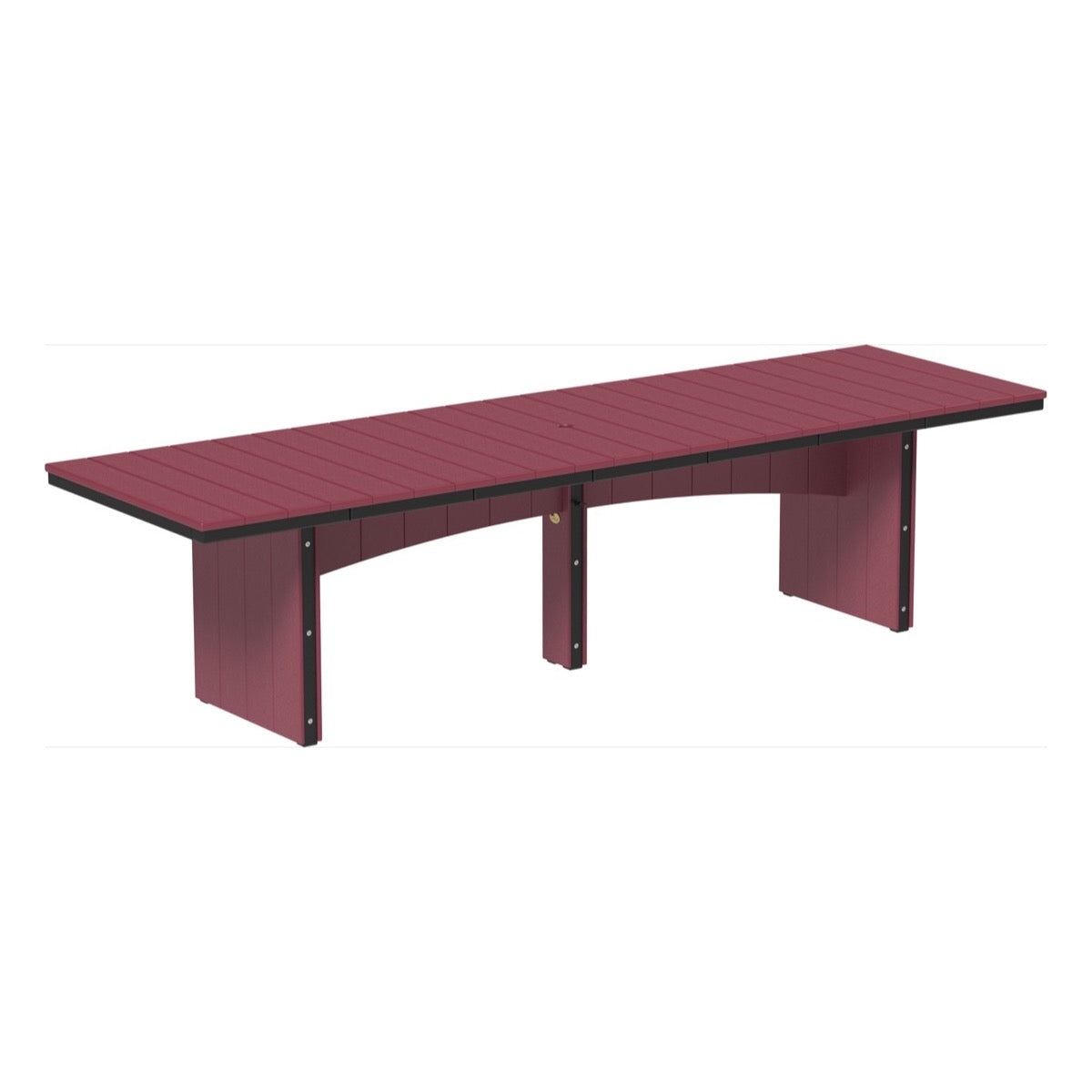 LuxCraft Urban 3' x 10' Rectangular Dining Table - Dining Height