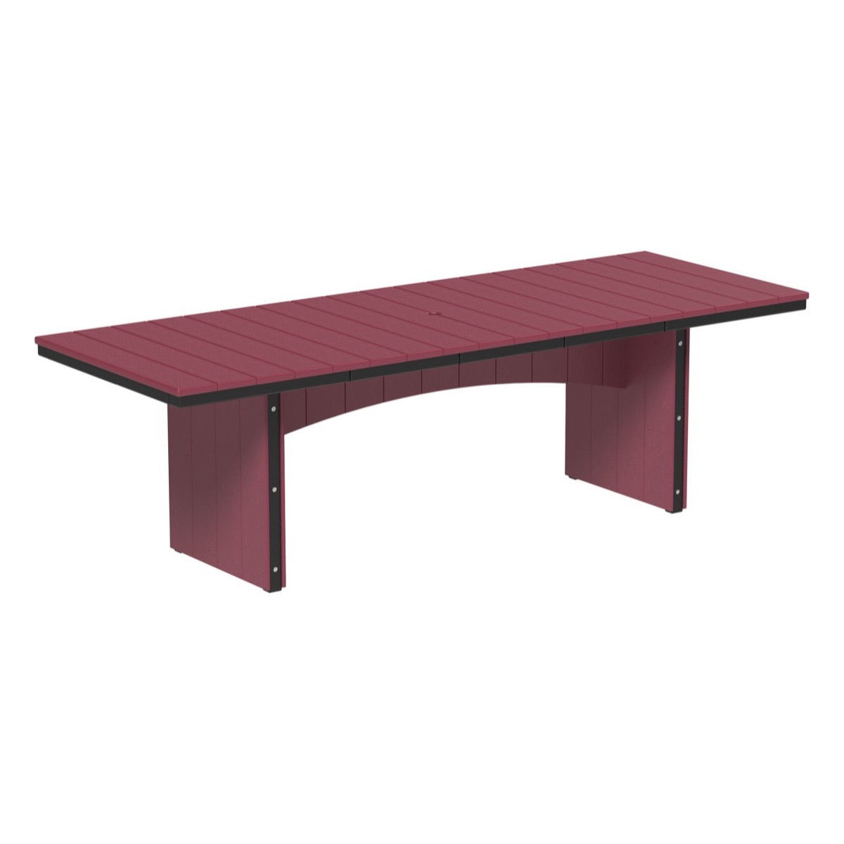 LuxCraft Urban 3' x 8' Rectangular Dining Table - Dining Height