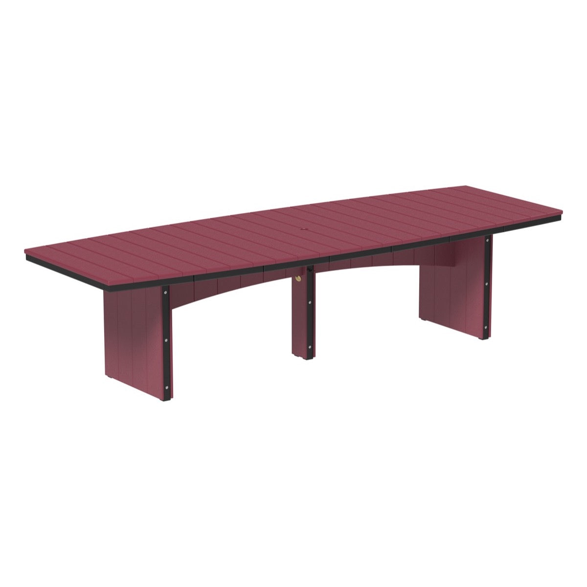 LuxCraft Urban 4' x 10' Oval Dining Table - Bar Height