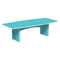 LuxCraft Urban 4' x 8' Oval Dining Table - Counter Height