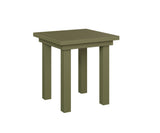 Berlin Gardens Vida Aluminum Dining End Table
