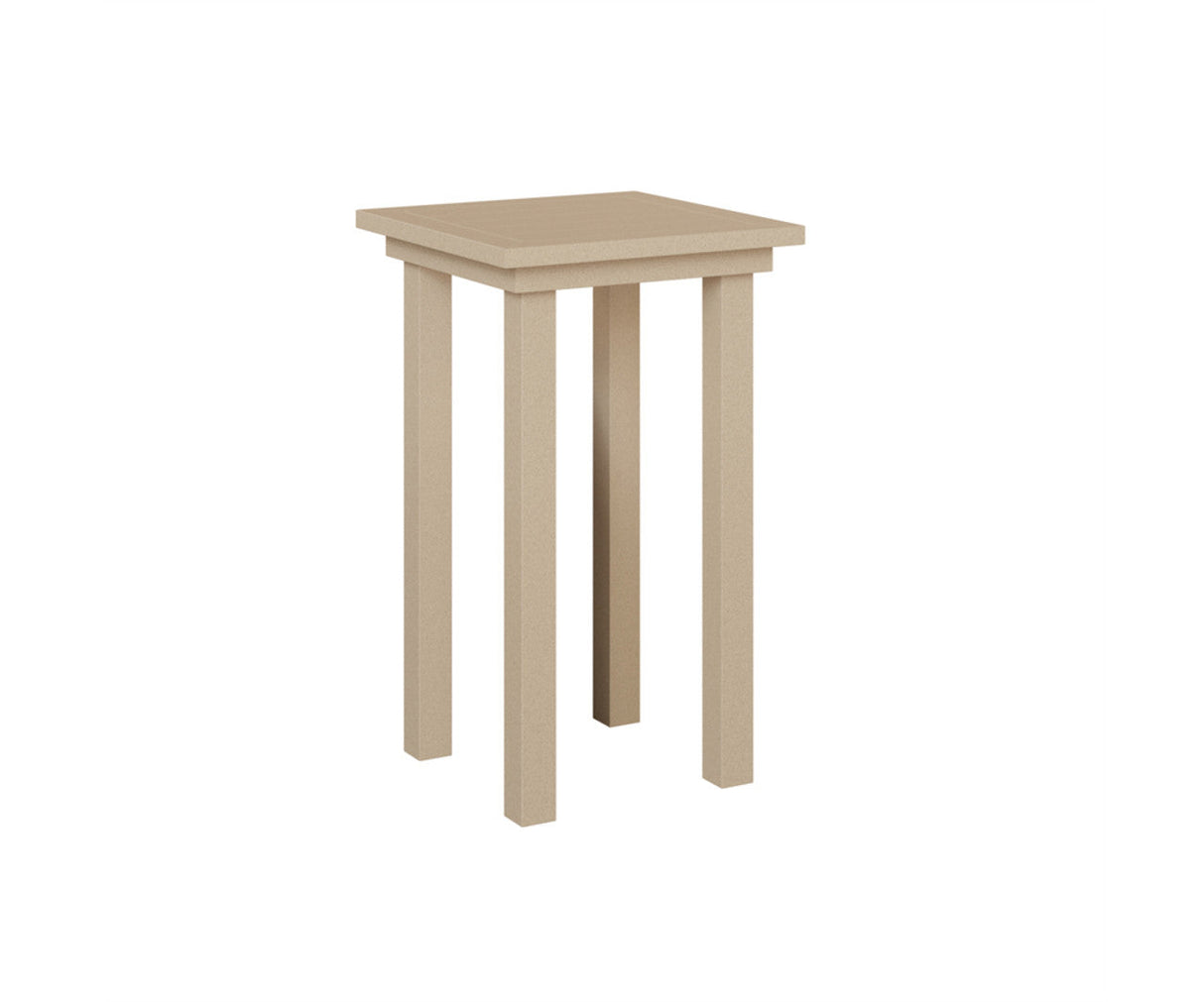 Berlin Gardens Vida Aluminum Bar Height End Table