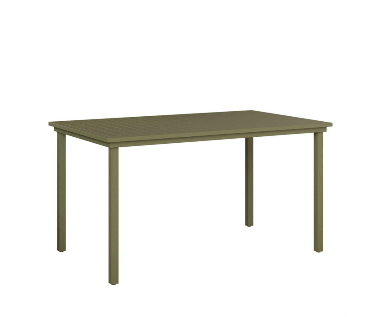 Berlin Gardens Vida 44" x 73" Rectangular Aluminum Bar Table