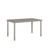 Berlin Gardens Vida 44" x 73" Rectangular Aluminum Bar Table