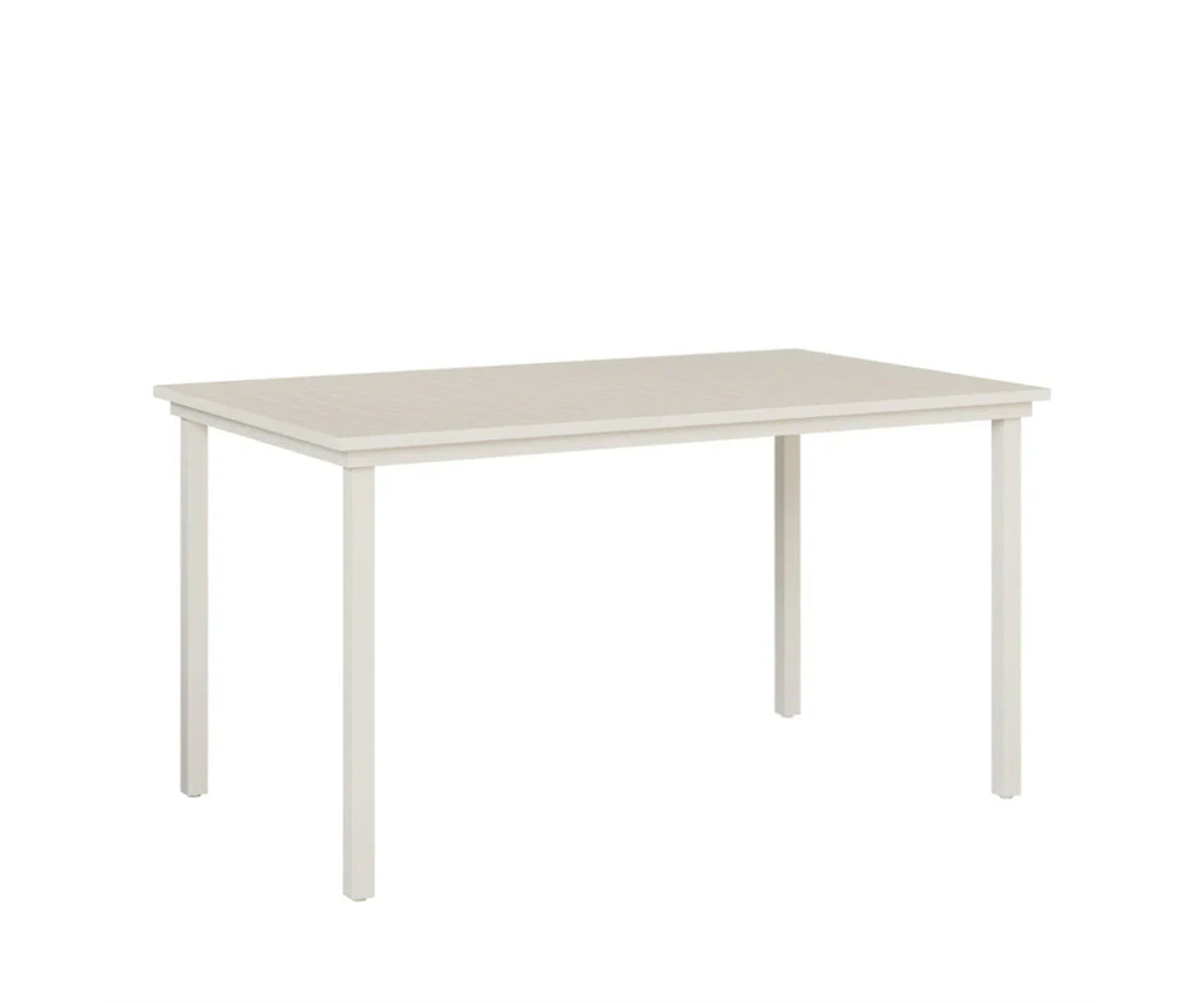 Berlin Gardens Vida 44" x 73" Rectangular Aluminum Bar Table