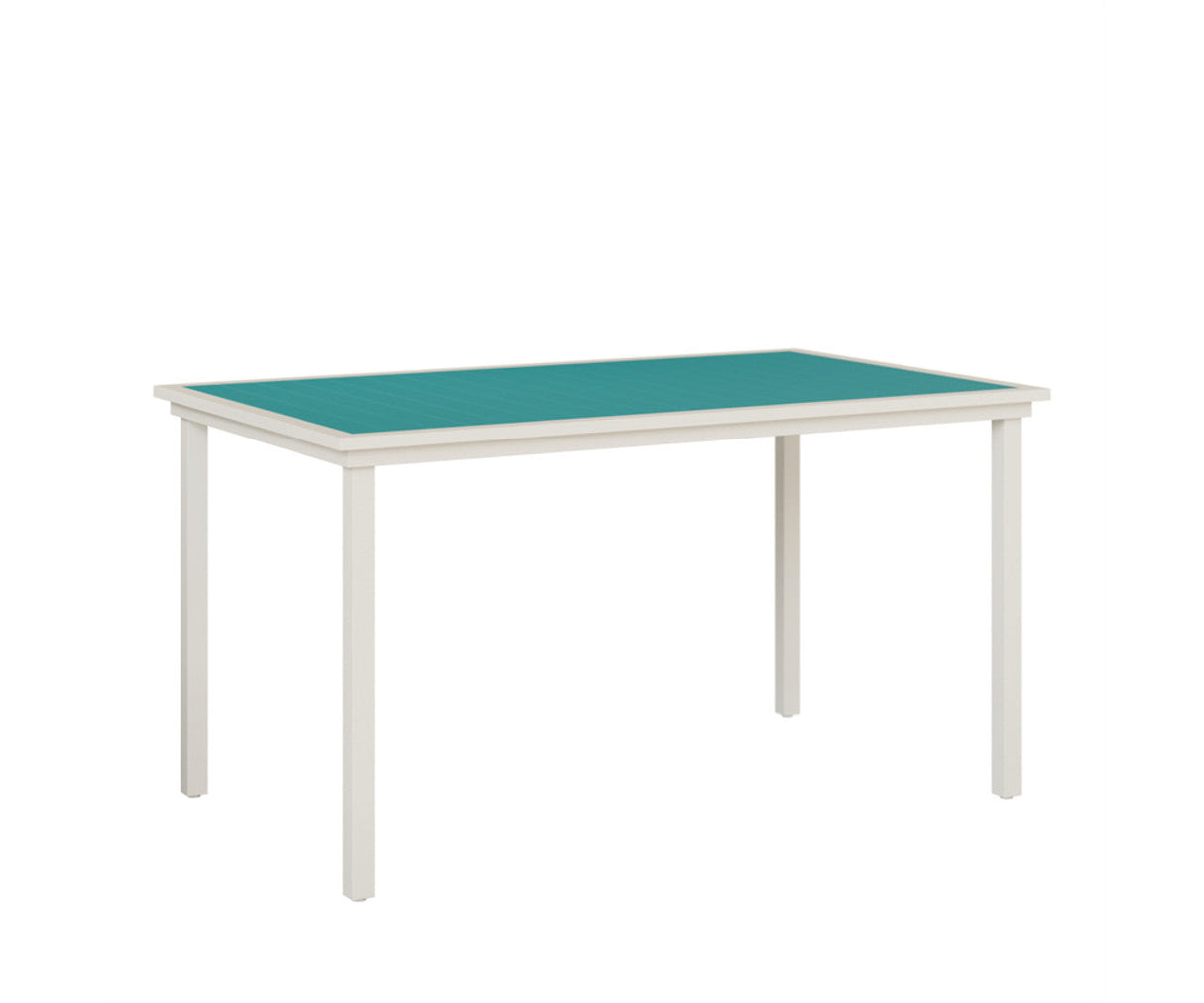 Berlin Gardens Vida 44" x 73" Rectangular Poly Bar Table