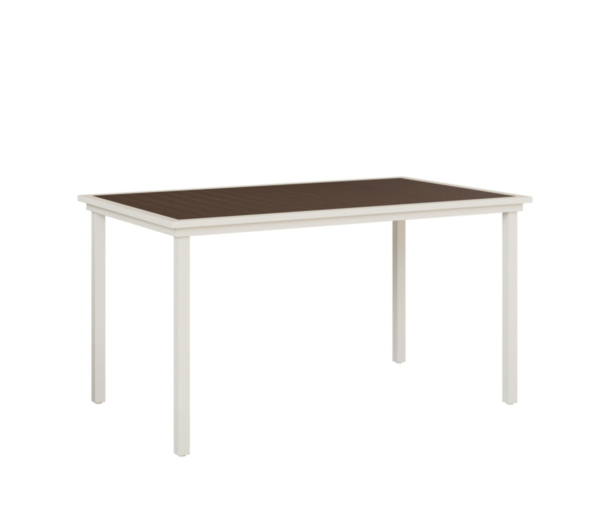 Berlin Gardens Vida 44" x 73" Rectangular Poly Bar Table
