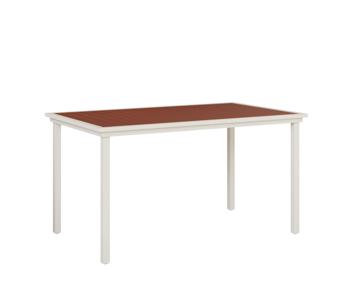 Berlin Gardens Vida 44" x 73" Rectangular Poly Bar Table