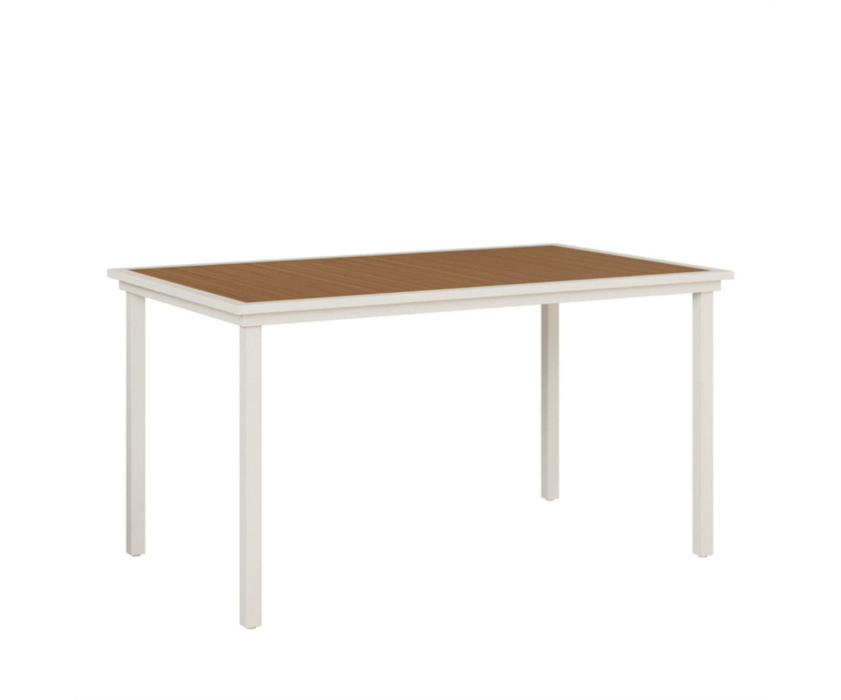 Berlin Gardens Vida 44" x 73" Rectangular Poly Bar Table