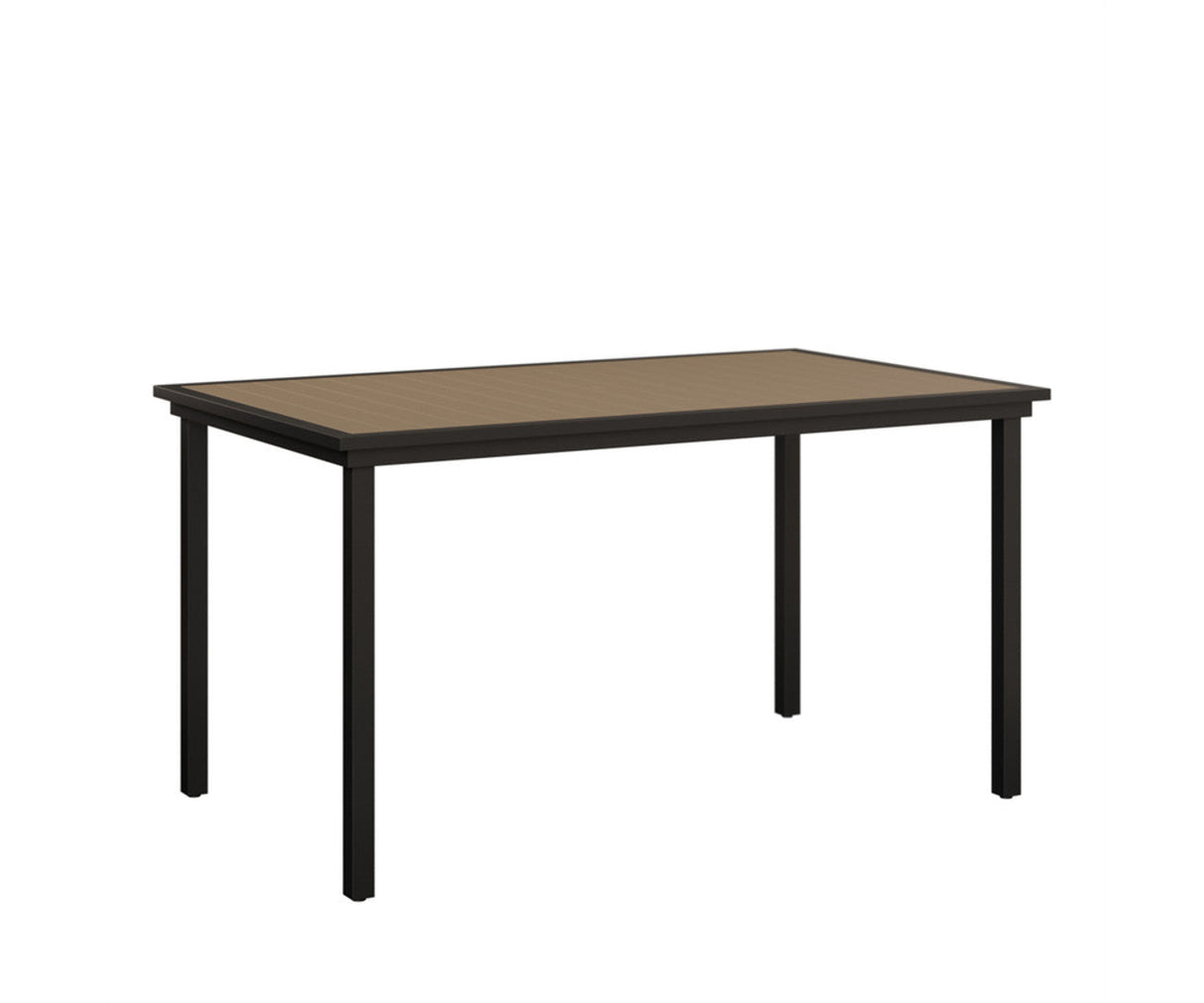 Berlin Gardens Vida 44" x 73" Rectangular Poly Bar Table