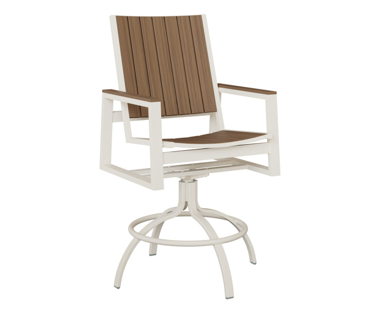 Berlin Gardens Vida Poly Swivel Bar Chair