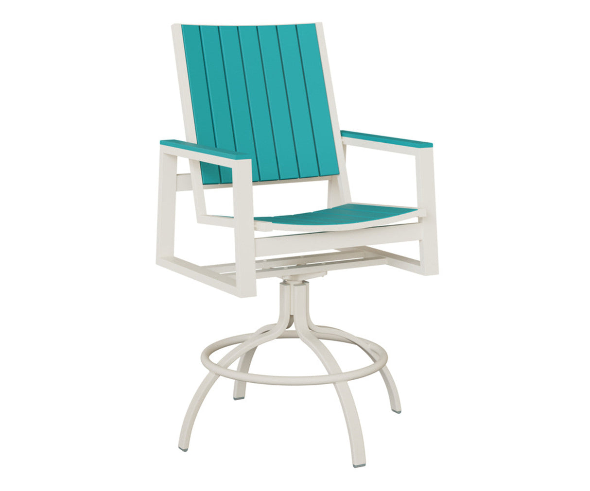 Berlin Gardens Vida Poly Swivel Bar Chair